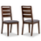 Strand Walnut Extendable Dining Table 120cm - 165cm & 4 Dining Chairs - The Furniture Mega Store 