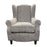 Henley Wingback Armchair - Choice Of Fabrics & Feet - The Furniture Mega Store 