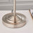 Highcliffe 3 Light Table Lamp - Chrome & Natural Linen Shade - ETA 19/01/2024 - The Furniture Mega Store 