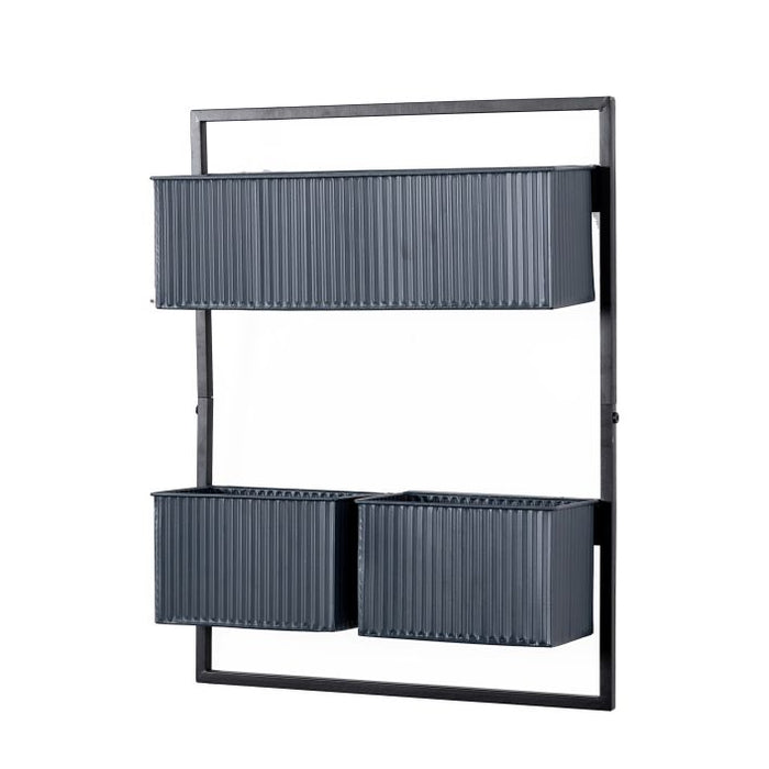 Islington Wall Planter - Black - The Furniture Mega Store 