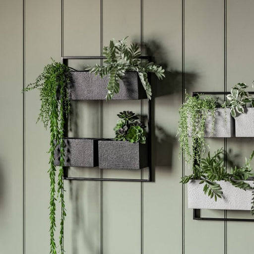 Islington Wall Planter - Black - The Furniture Mega Store 