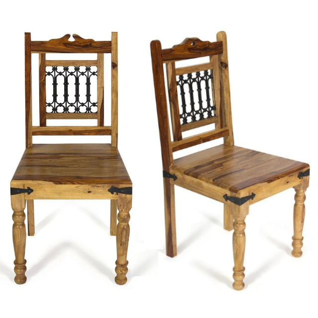 Thacket Sheesham Dining Chair (Sold in Pairs) - The Furniture Mega Store 