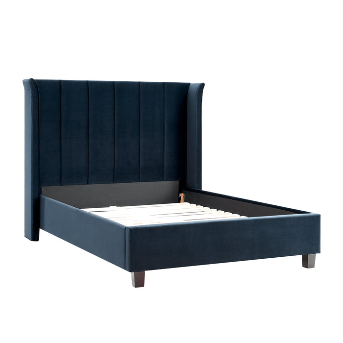 Navy blue full size bed deals