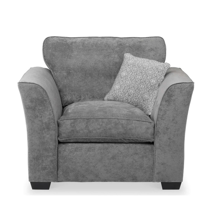 Delilah Fabric Armchair & Love Chair Collection - The Furniture Mega Store 