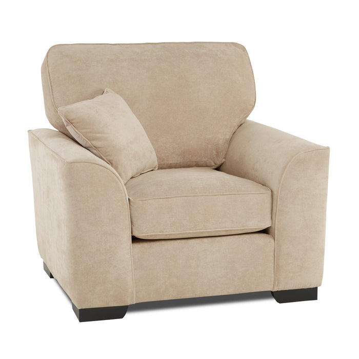 Richmond 3 Seater Sofa, 2 Seater Sofa, Armchair & Footstool Set - Choice Of Colours - The Furniture Mega Store 