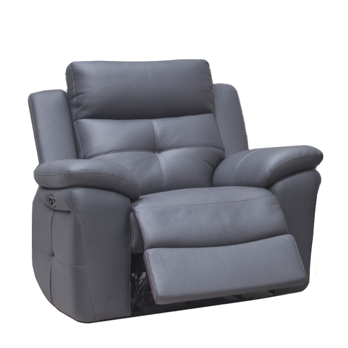Hawk Dual Power Recliner Armchair - With Integrated Usb Charging Ports - The Furniture Mega Store 