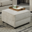 Richmond Fabric Footstool - Choice Of Fabrics - The Furniture Mega Store 