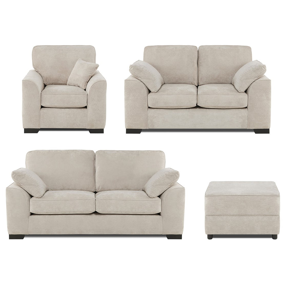 Richmond Seater Sofa, Seater Sofa, Armchair Footstool Set Choice Of Colours