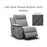 Clayton Leather Modular Recliner Sofa Collection - Choice Of Colours - The Furniture Mega Store 