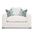 Axel Armchair & Love Chair Collection - Choice Of Pillow Or Standard Back, Fabrics & Feet - The Furniture Mega Store 