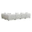 Lottie Modular Corner Sofa - Polar White Boucle - The Furniture Mega Store 