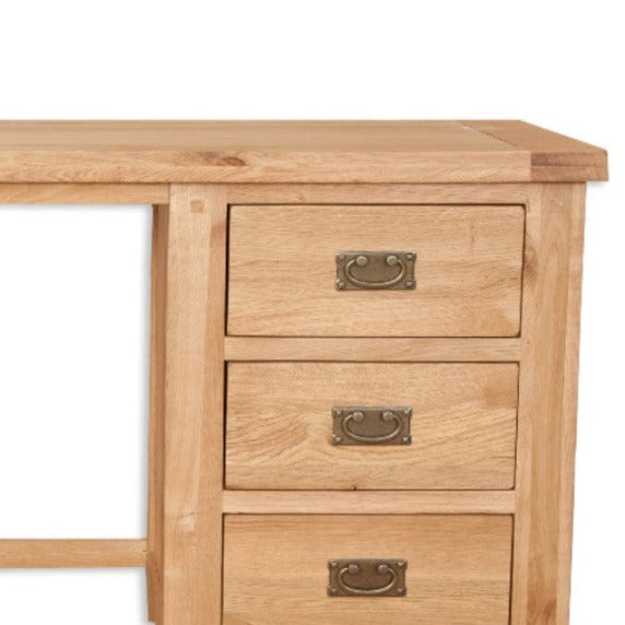 Wiltshire Natural Oak Dressing Table - The Furniture Mega Store 