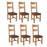 Wiltshire Country Oak Ladder Back Dining Chairs - The Furniture Mega Store 