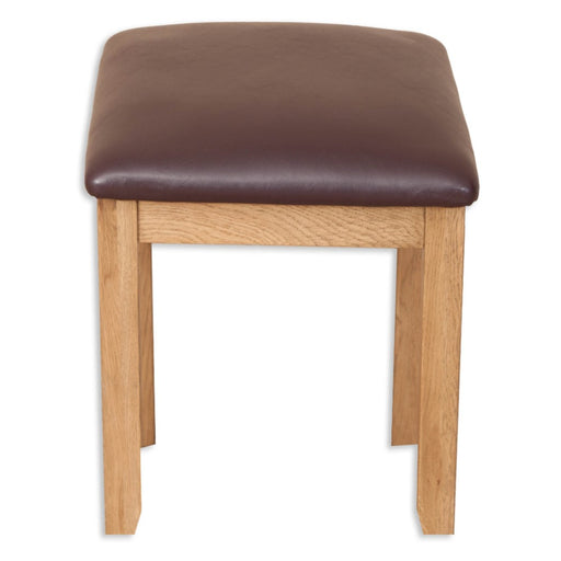 Wiltshire Country Oak Dressing Table Stool - The Furniture Mega Store 