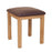 Wiltshire Country Oak Dressing Table Stool - The Furniture Mega Store 