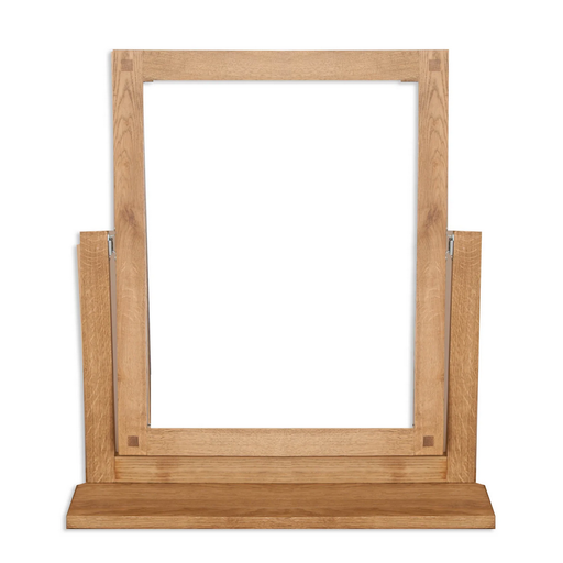 Wiltshire Country Oak Dressing Table Mirror - The Furniture Mega Store 