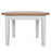 St.Ives French Grey & Oak Square Dining Table & 4 Matching Ladder Back Dining Chairs - The Furniture Mega Store 