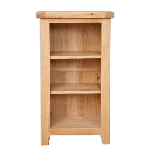 Wiltshire Natural Oak Low Bookcase - The Furniture Mega Store 