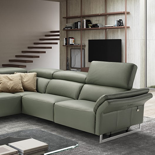 Mottetto Italian Leather Power Recliner Sofa - Various Options - The Furniture Mega Store 