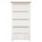 St.Ives White Painted & Oak Large 1 Drawer Bookcase - The Furniture Mega Store 