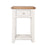 St.Ives White Painted & Oak 1 Drawer Slim Console Table - The Furniture Mega Store 