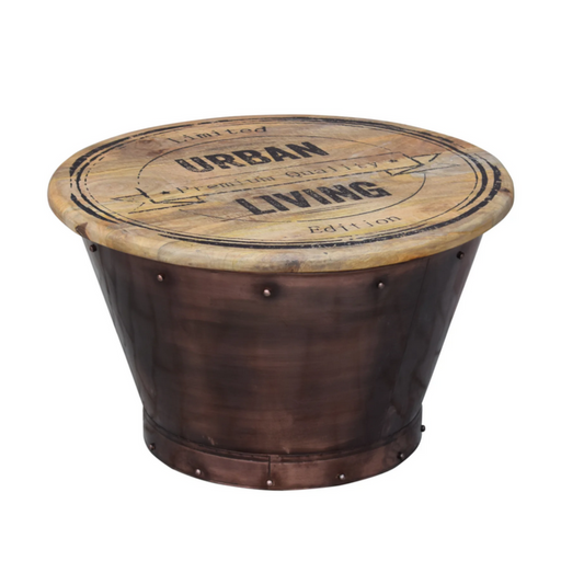 Urban Copper Base Storage Trunk Coffee Table - The Furniture Mega Store