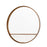 North Bronze Wall Mirror - 80cm - The Furniture Mega Store 