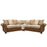 Darwin Fabric Corner Sofa Collection - Scatter or Standard Back - The Furniture Mega Store 