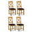 Sailsbury Solid Oak Cross Back Dining Chair with Leather Seat (Sold in Pairs) - The Furniture Mega Store 
