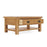 Sailsbury Solid Oak Large 2 Drawer Coffee Table - The Furniture Mega Store 