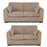 Pacha Fabric 3 Seater & 2 Seater Sofa Set - Choice Of Colours - The Furniture Mega Store 