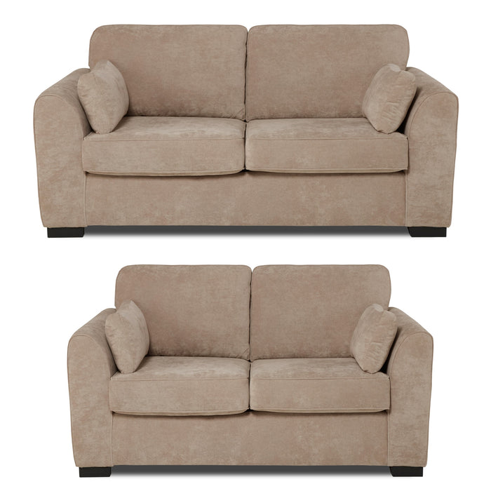 Pacha Fabric 3 Seater & 2 Seater Sofa Set - Choice Of Colours - The Furniture Mega Store 