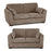 Pacha Fabric 3 Seater & 2 Seater Sofa Set - Choice Of Colours - The Furniture Mega Store 