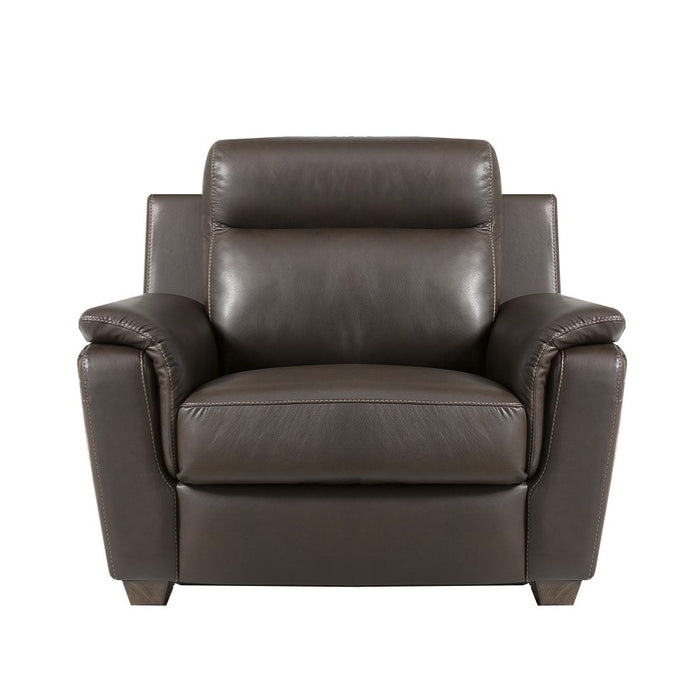 Edna Italian Leather Sofa & Chair Collection - Various Options - The Furniture Mega Store 