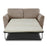 Pacha Fabric Sofa Bed - Choice Of Fabric Colours - The Furniture Mega Store 