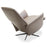 Scott Leather Recliner Swivel Chair - Choice Of Size & Power Or Manual Recliner - The Furniture Mega Store 