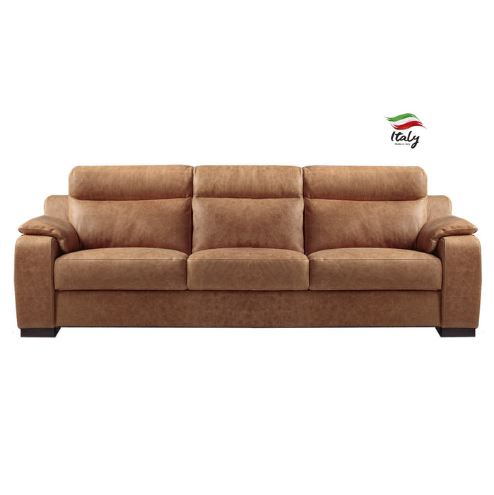 Ethos Italian Leather Sofa Collection - Choice Of Leathers - The Furniture Mega Store 