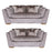 Phoenix Fabric 3 Seater & 2 Seater Sofa Set - The Furniture Mega Store 
