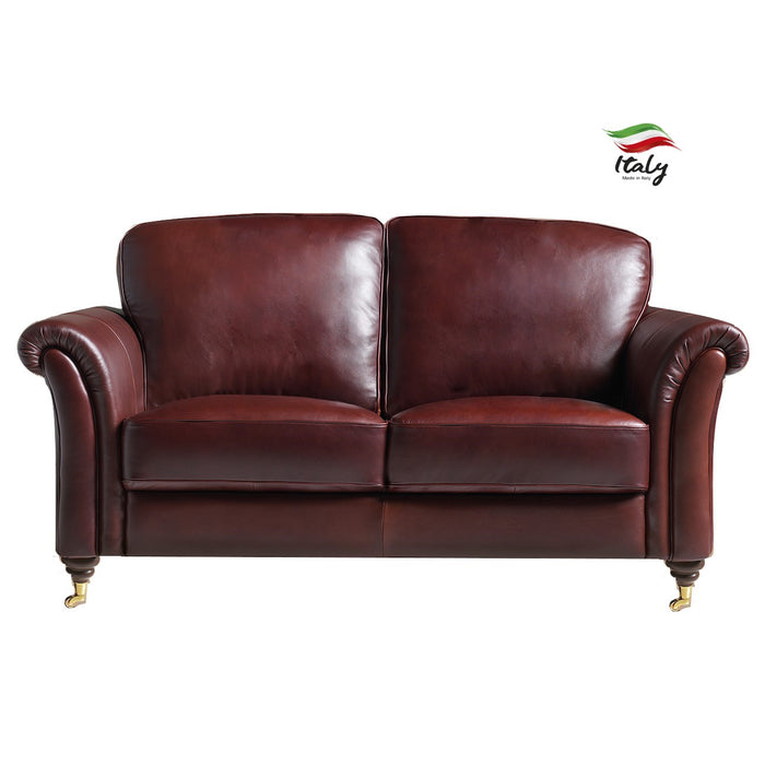 Knightsbridge Italian Leather Sofa Collection Choice Of Sizes