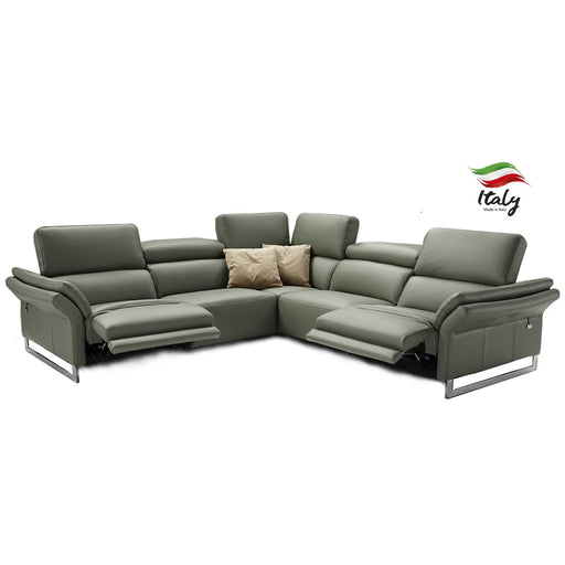 Mottetto Italian Leather Power Recliner Sofa - Various Options - The Furniture Mega Store 