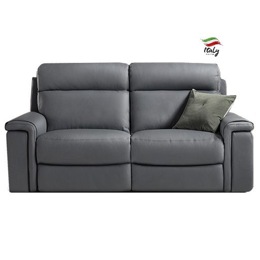 Refrain Italian Leather Dual Comfort Power Recliner Sofa Collection - The Furniture Mega Store 