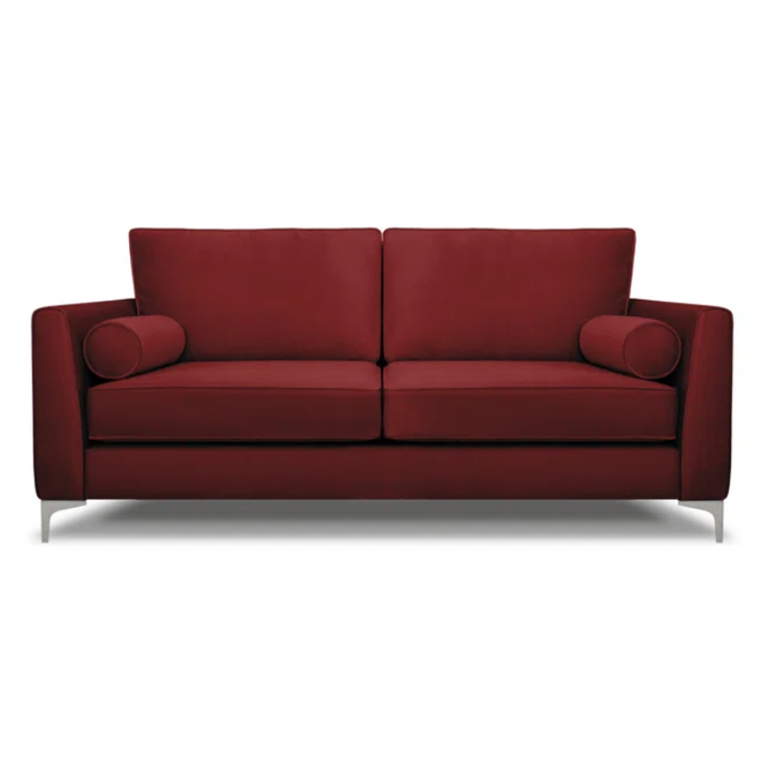 Alena Velvet Sofa Collection - Choice Of Colours - The Furniture Mega Store 