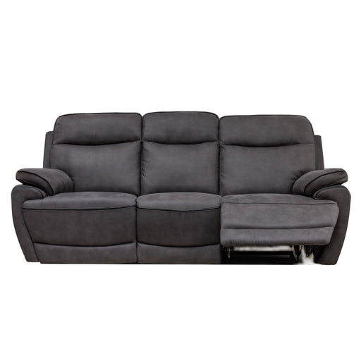 Radley Charcoal Grey Fabric Recliner Sofa & Armchair Collection - The Furniture Mega Store 