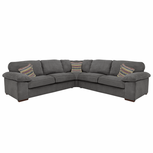 Dexter Fabric Corner Sofa Collection - Choice Of Fabrics & Feet - The Furniture Mega Store 