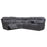 Radley Charcoal Grey Fabric Corner Recliner Sofa With Drinks Console - The Furniture Mega Store 