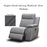 Clayton Leather Modular Recliner Sofa Collection - Choice Of Colours - The Furniture Mega Store 