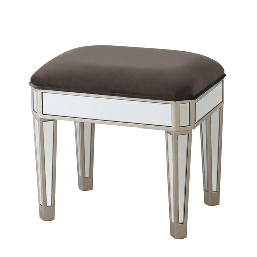 Rosa Mirrored Dressing Table Stool The Furniture Mega Store