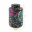 Green & Pink Round Tropical Palm Leaves Design Ginger Jar - 21.4cm - The Furniture Mega Store 