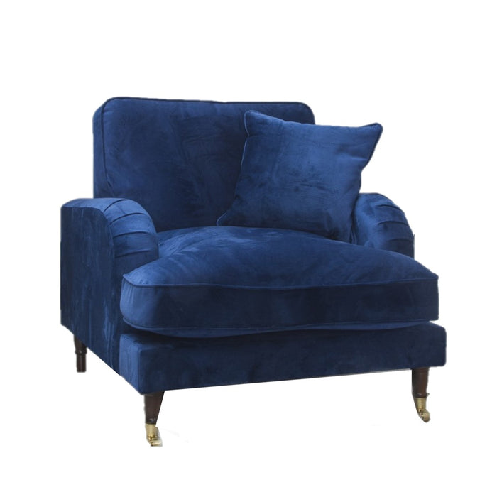 Rupert Velvet Sofa & Chair Collection - Choice Of Sizes & Colours - The Furniture Mega Store 