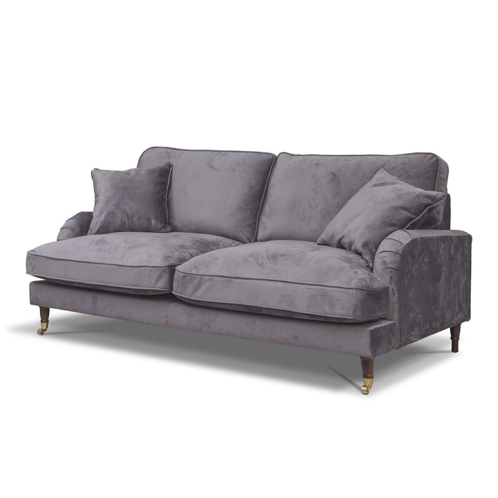 Rupert Velvet Sofa & Chair Collection - Choice Of Sizes & Colours - The Furniture Mega Store 